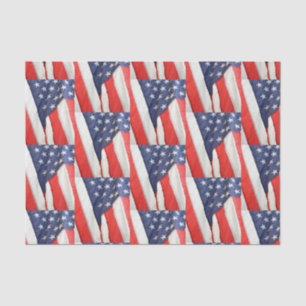 American Flag Tissue Paper