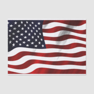 American Flag Tissue Paper