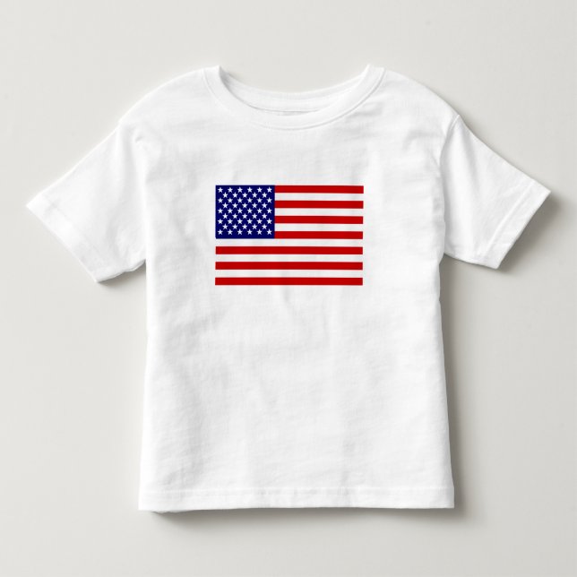 American flag toddler T-Shirt (Front)