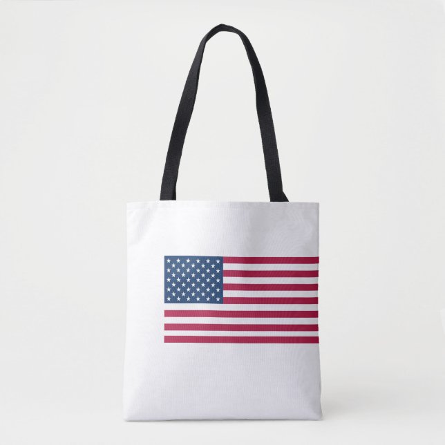 American flag tote bag (Front)