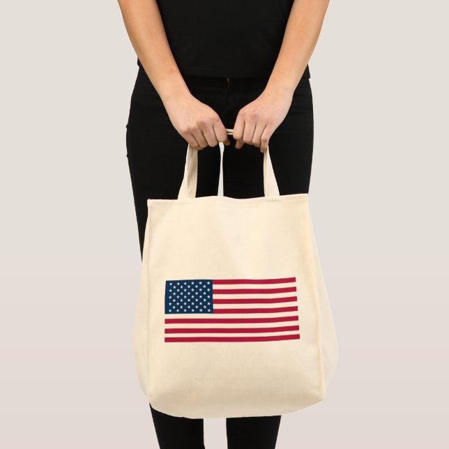 American flag tote bag (Front (Product))