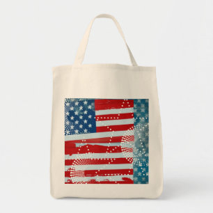 American Flag Tote Bag