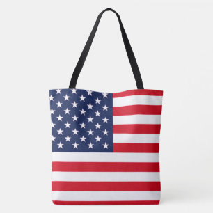 American Flag Tote Bag