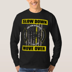 American flag tow truck driver T-Shirt