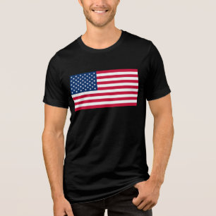 American Flag Tri-Blend Shirt