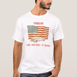 American Flag Truck Tee