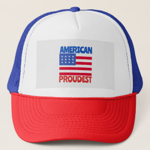 American Flag  Trucker Hat