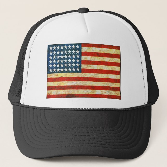 American Flag Trucker Hat (Front)