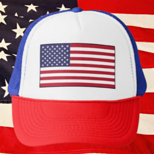 American Flag  Trucker Hat