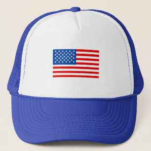 American Flag Trucker Hat
