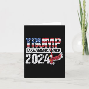 American Flag Trump For President Election Trump Card