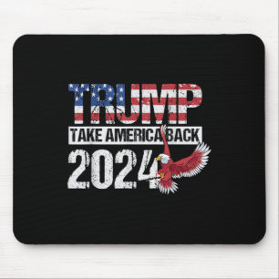 American Flag Trump For President Election Trump Mouse Mat