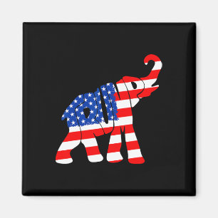 American Flag Trump Magnet