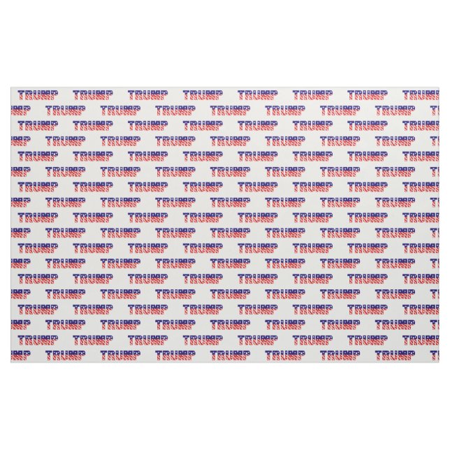 American Flag Trump Text Election 2020, ZSSG Fabric (Fat Quarter)