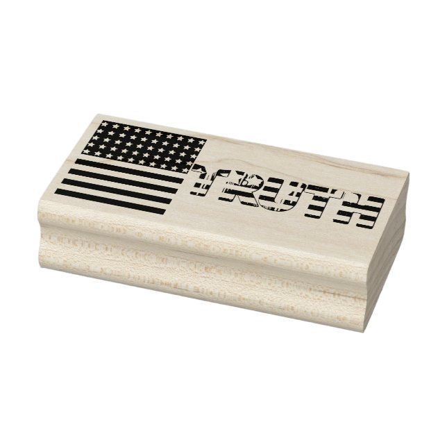 American Flag - Truth Rubber Stamp (Stamp)