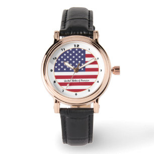 American Flag & United States fashion USA /design Watch