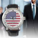 American Flag & United States fashion USA /design Watch<br><div class="desc">WATCH: United States of America & USA Flag fashion design - love my country,  travel,  holiday,  country patriots / sports fans</div>