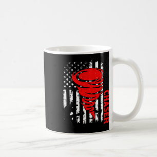 American Flag United States Tornado Storm Chaser O Coffee Mug
