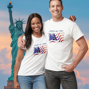 American Flag, United We Stand T-Shirt