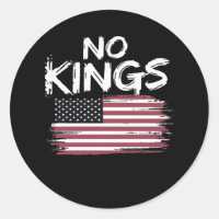 American Flag Upside Down Distress No Kings Long F