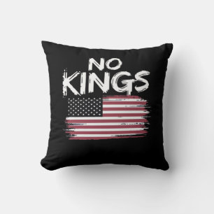 American Flag Upside Down Distress No Kings Long F Cushion