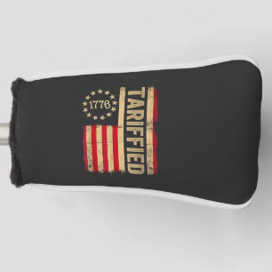 American Flag USA 1776 American Tarrifs Golf Head Cover