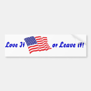 American-Flag/USA Bumper Sticker