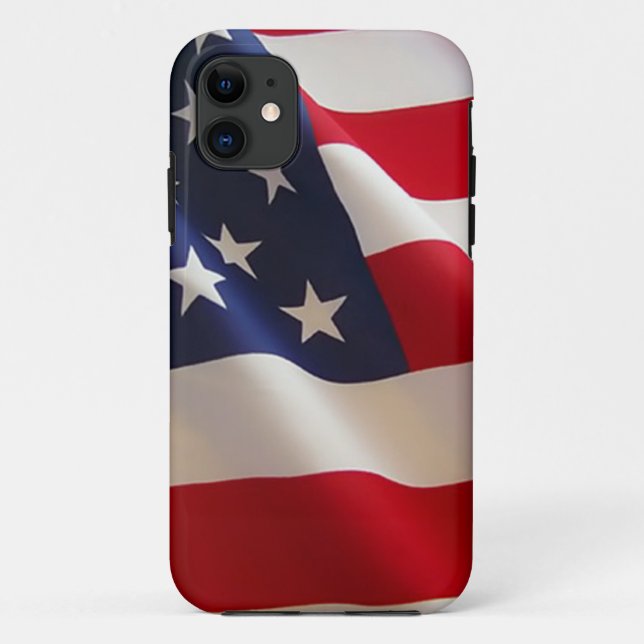 American Flag USA Case-Mate iPhone Case (Back)