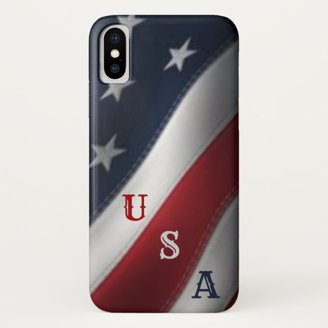 American Flag USA Case-Mate iPhone Case (Back)