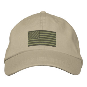 American Flag USA Large Embroidery Embroidered Hat