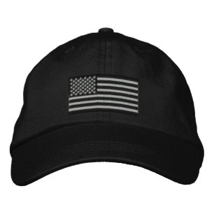 American Flag USA Large Embroidery Embroidered Hat