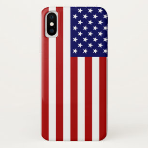 American Flag USA Patriotic America 4th of July iPhone X Case