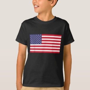 American Flag USA Patriotic For US Men Women Kids T-Shirt