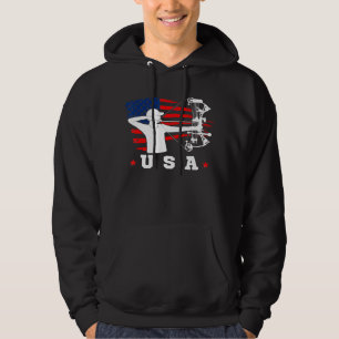 American Flag Usa Patriotic Sports American Flag A Hoodie