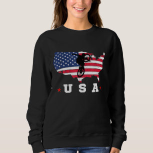 American Flag Usa Patriotic Sports American Flag B Sweatshirt