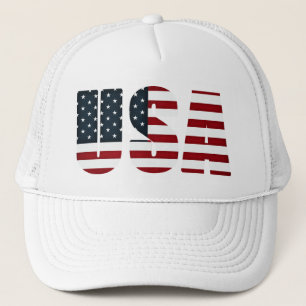 american flag - usa trucker hat