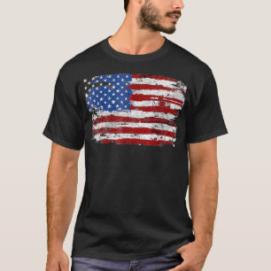 American Flag USA United States Of America US 4th  T-Shirt