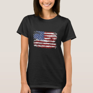 American Flag USA United States Of America US 4th T-Shirt