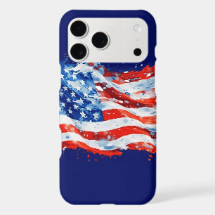 American Flag USA Watercolor 4th of July