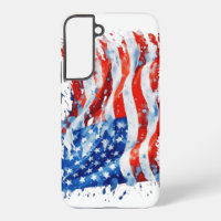 American Flag USA Watercolor 4th of July