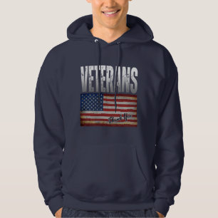 AMERICAN FLAG VETERANS THANK YOU 4TH OF JULY HOODIE