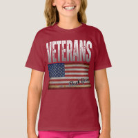 AMERICAN FLAG VETERANS THANK YOU 4TH OF JULY T-Shi