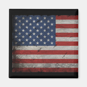 american flag vintage 4th of july magnet