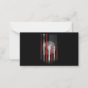 American Flag Vintage Baseball Card