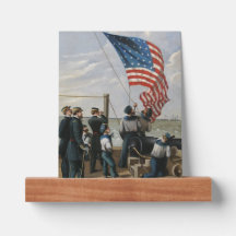 American Flag Vintage Military Navy Painting Art