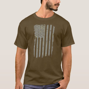 American Flag Vintage Patriotic Distressed T-Shirt