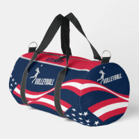American Flag, Volleyball Player, Birthday Gift