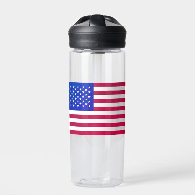 American Flag Water Bottle (Front)