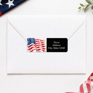 American Flag Wavy USA Patriotic