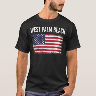 American Flag West Palm Beach T-Shirt